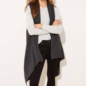 LOFT Drapey Knit Vest - One Size